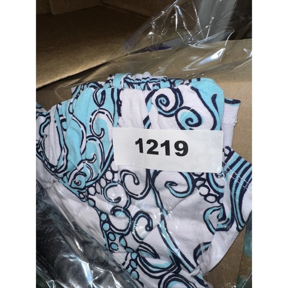 Lilly Pulitzer Strapless Blue White Print Dress XS - Picture 6 of 6